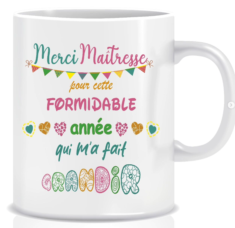 Mug Merci Maîtresse! 2